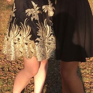 Beautiful beaded dress strapless size small